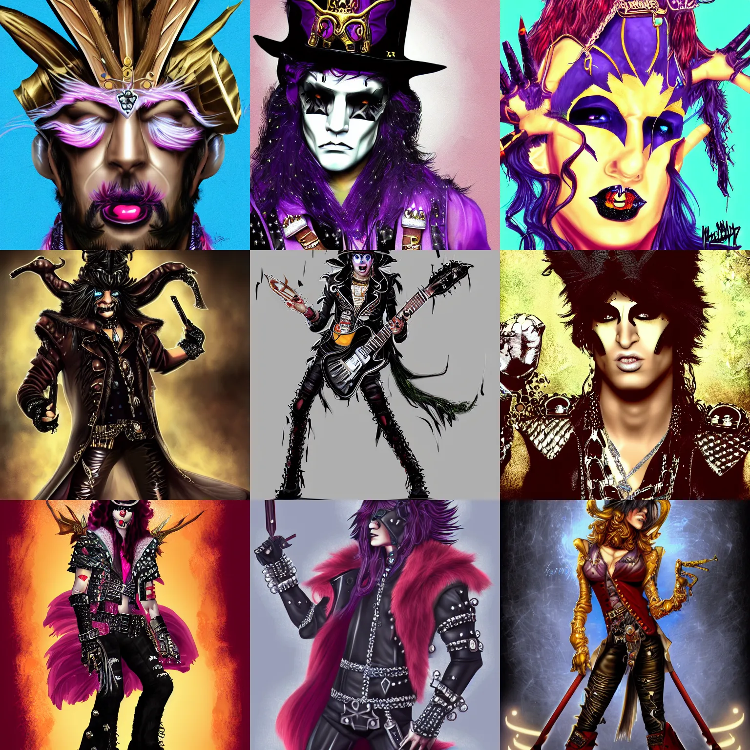 Prompt: fantasy glamrock freddy, digital painting, high resolution, epic