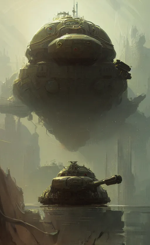 Prompt: a portrait of a hideous monstrosity of a fat tank blob, concept art, deep focus, intricate, highly detailed, digital painting, artstation, matte, sharp focus, illustration, art by greg rutkowski and alphonse mucha