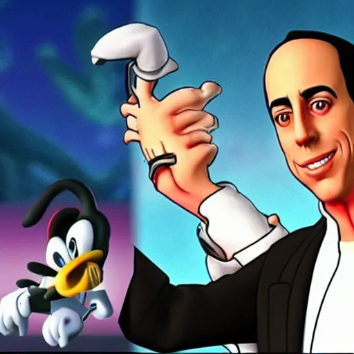 Image similar to jerry seinfeld in kingdom hearts