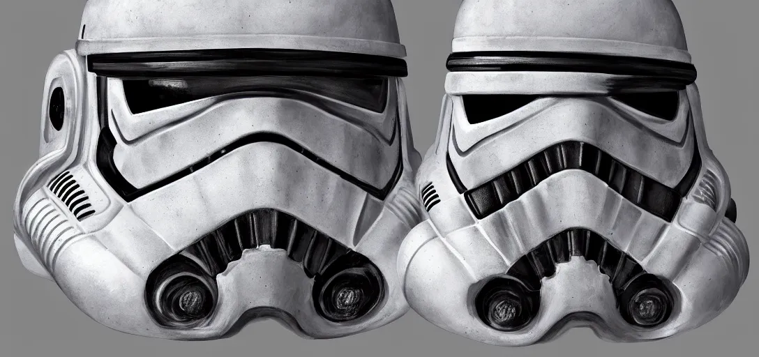 Image similar to star wars stormtrooper concept art, black background, 8 k photorealistic, hd, high details, trending on artstation