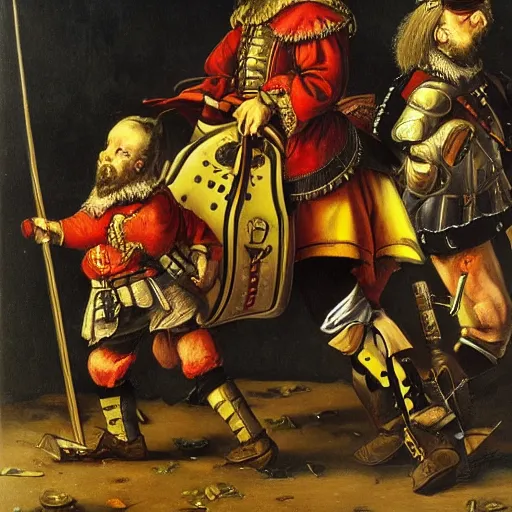 Image similar to Landsknecht, hyper realism, high detail, composition