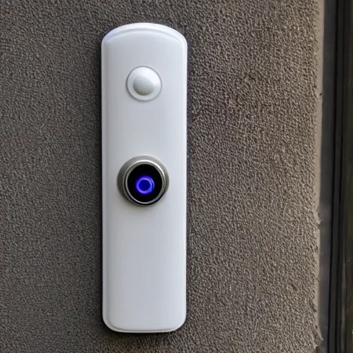 Prompt: ring doorbell footage of an alien