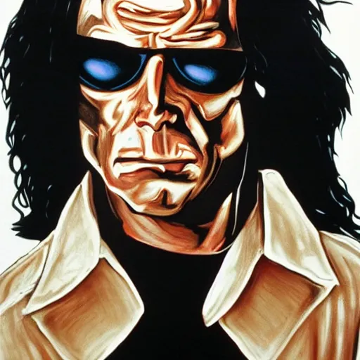 Image similar to tommy wiseau as the terminator