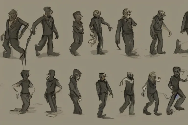 walking animation frames of a man, video game concept | Stable Diffusion |  OpenArt