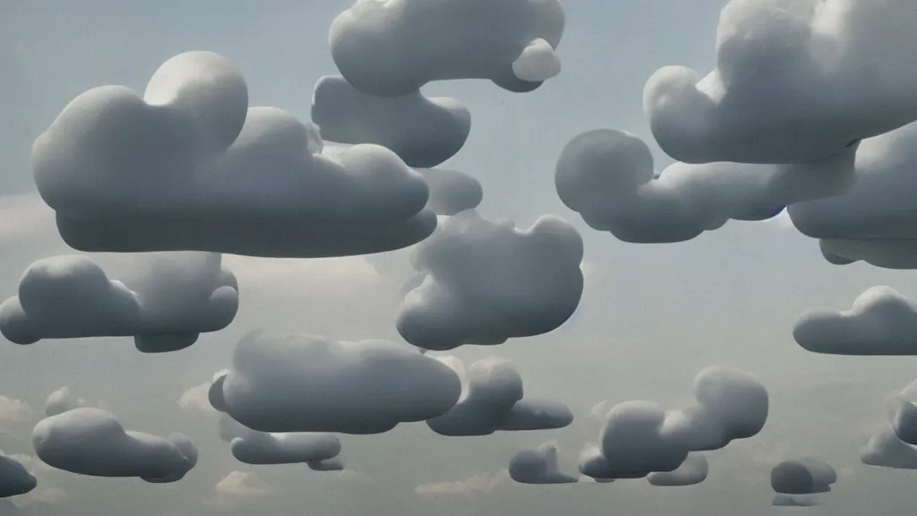 Image similar to a lounging chair inspired clouds made by eames