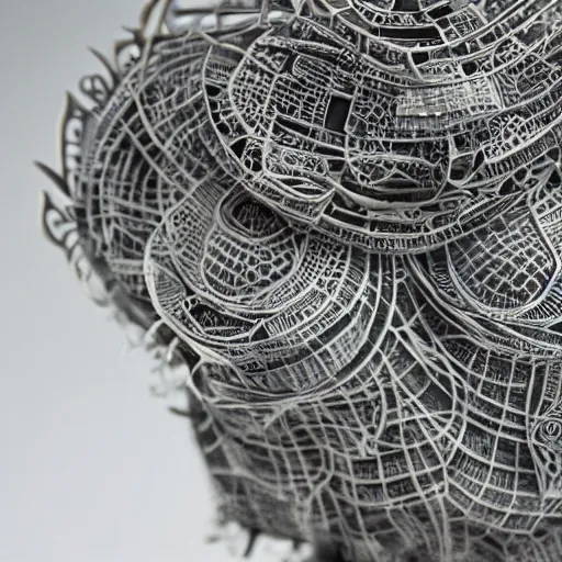 Image similar to intricately detailed abstract sculpture by Sarah Tse