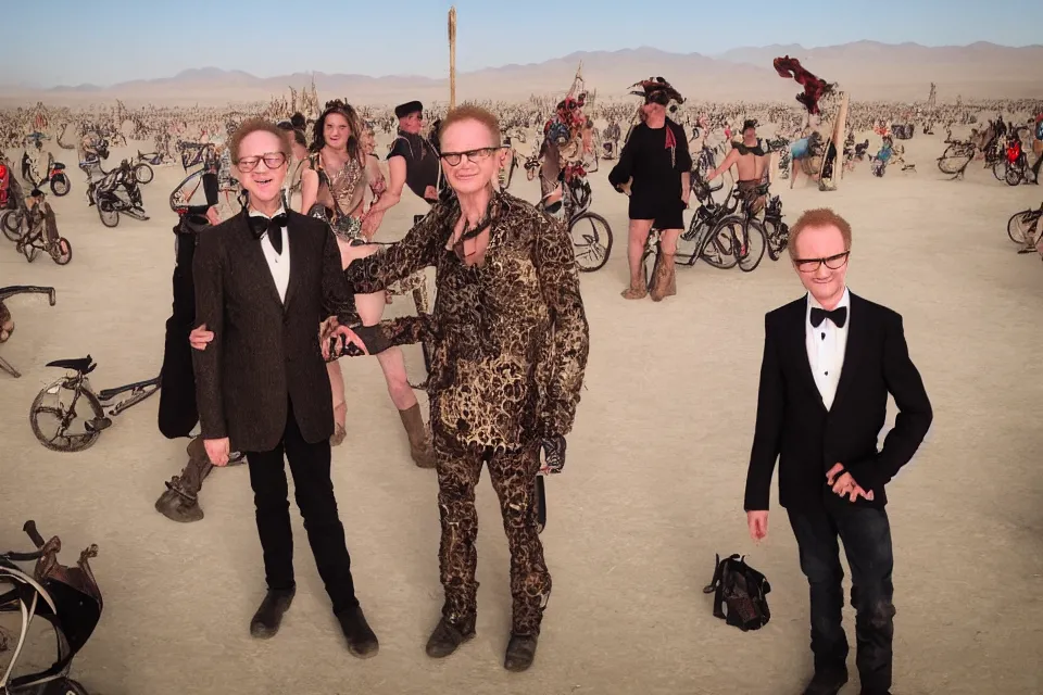 Prompt: Danny Elfman at Burning Man