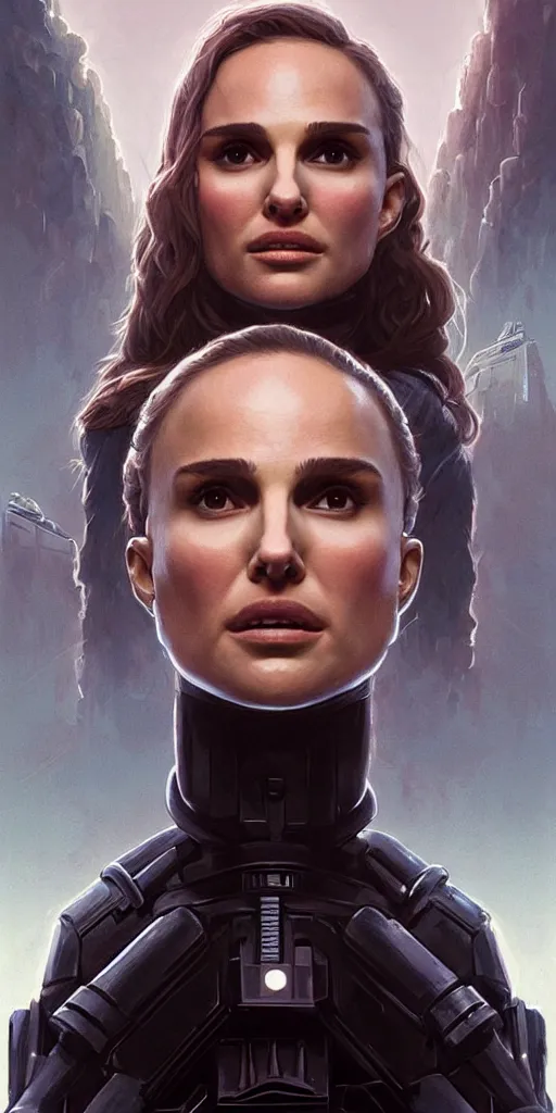 portrait of Natalie Portman as a character in star | Stable Diffusion ...