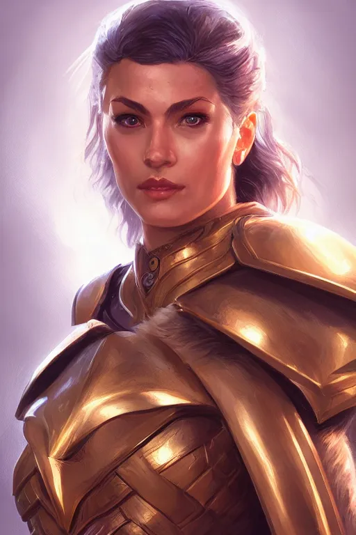 Image similar to amazon valkyrie athena, d & d, fantasy, portrait, highly detailed, headshot, digital painting, trending on artstation, concept art, sharp focus, illustration, art by artgerm and greg rutkowski and magali villeneuve