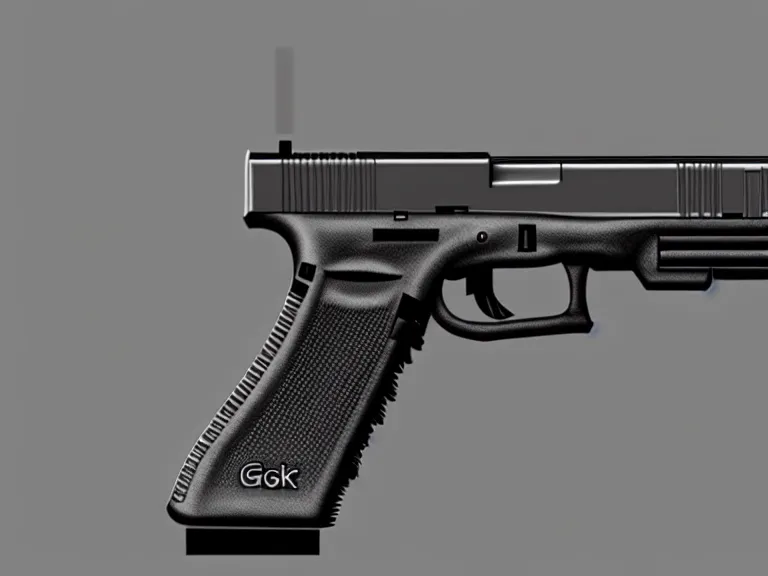 Image similar to glock 1 7, art by adrien roose, furaffinity, extremely detailed, digital painting, concept art, smooth