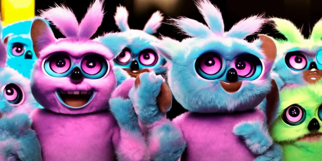 Image similar to gray - scott reaction diffusion of furbies