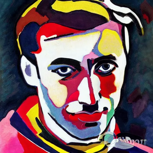 Image similar to christian horner portrait, style by kandinsky, art deco, portrait