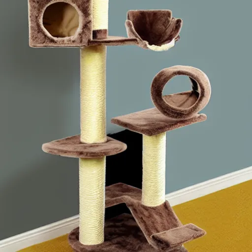 Prompt: cat tree