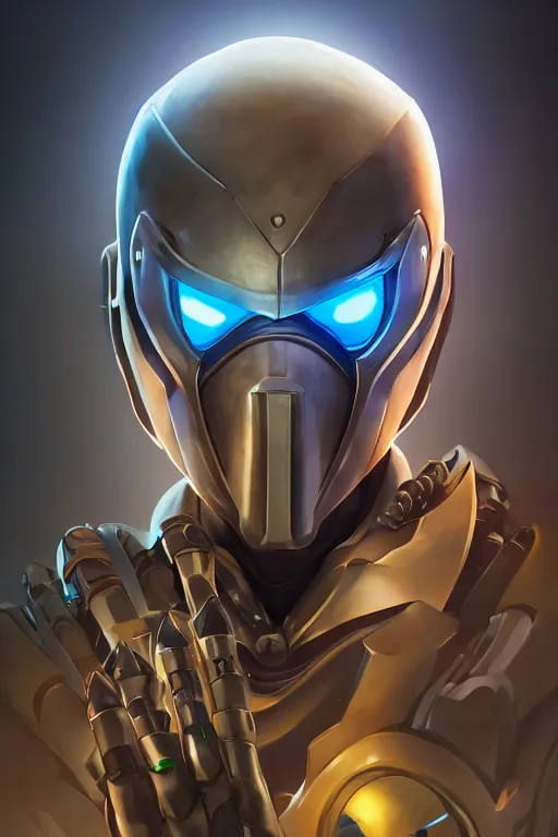 Image similar to epic mask helmet robot ninja portrait stylized as fornite style game design fanart by concept artist gervasio canda, behance hd by jesper ejsing, by rhads, makoto shinkai and lois van baarle, ilya kuvshinov, rossdraws global illumination radiating a glowing aura global illumination ray tracing hdr render in unreal engine 5