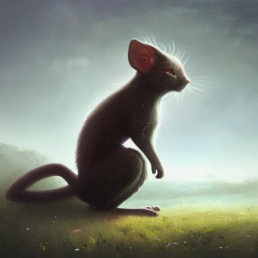 Image similar to a cat and mouse hybrid, digital art fantasy art, highly detailed, art by george stubbs, jakub rozalski, anton fadeev, james gurney, anato finnstark