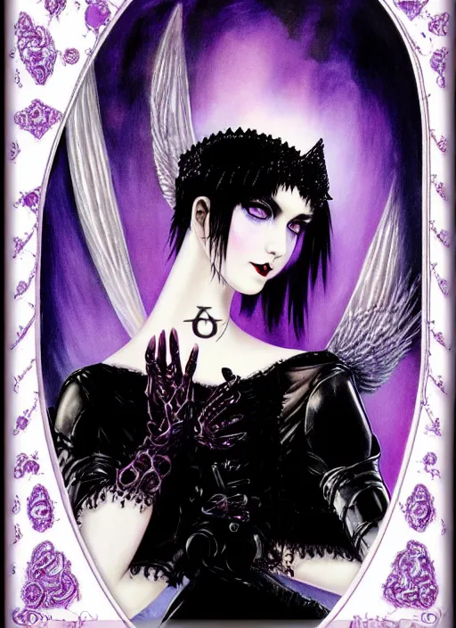 Image similar to ( ( gothic # ) ) princess portrait *. *. by battle angel alita * *, rene lalique, highly detailded