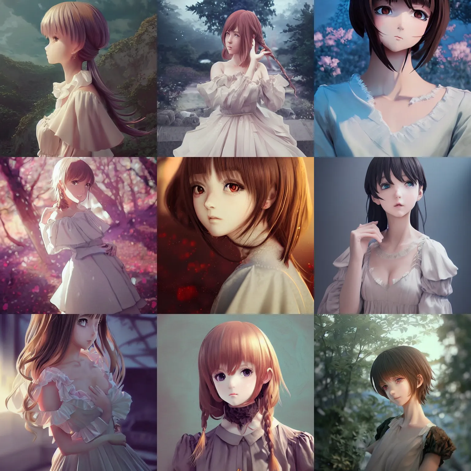 Image similar to instagram photo. insanely detailed. by wlop, ilya kuvshinov, krenz cushart, greg rutkowski, pixiv. zbrush sculpt, octane, maya, houdini, vfx. a gorgeous young anime cg gentle girlish feminine sissy boy with long hairstyle in princess dress, in luxury advertisement. cinematic dramatic atmosphere, sharp focus, volumetric lighting