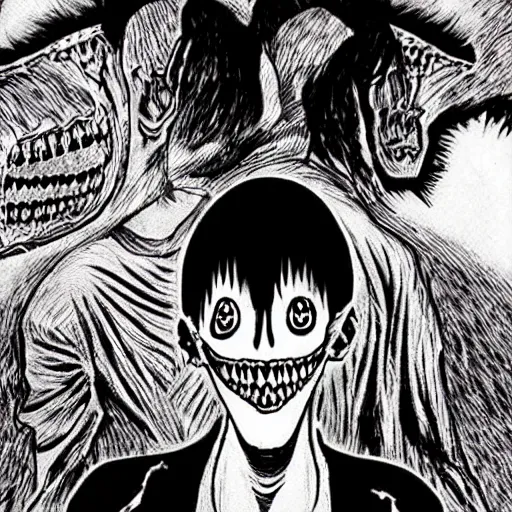 Image similar to nightmare fuel, junji ito, horror,