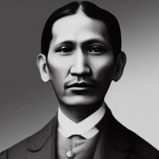 Prompt: photo portrait of jose rizal at 3 0 years old wearing modern clothes, photo taken in 2 0 2 0, detailed, award winning photography