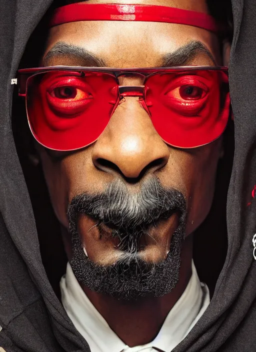 snoop dogg is an evil wizard, dark, red, black, mist, | Stable Diffusion