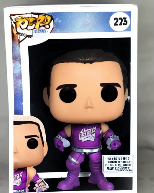 Prompt: Bret Hart Funko Pop. Photographic, photography