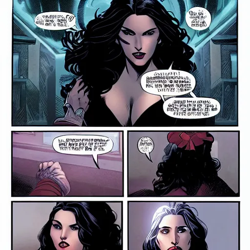 Image similar to yennefer in marvel comics