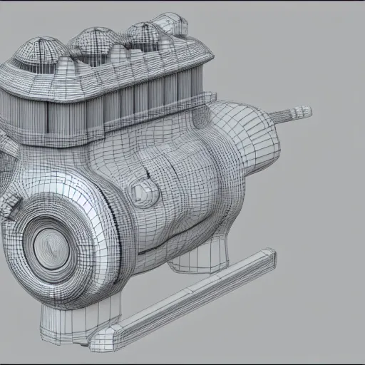 Image similar to 3 d cad model of a unique engine design