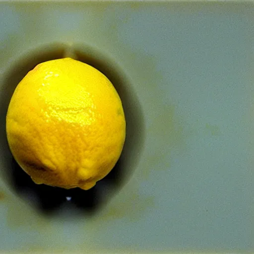 Image similar to cross section lemon as star, photo by hubble