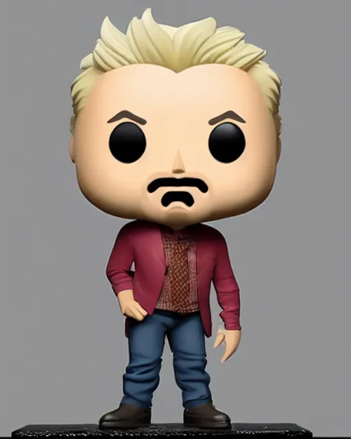 Image similar to A Gary Busey Funko Pop. Photographic, photography