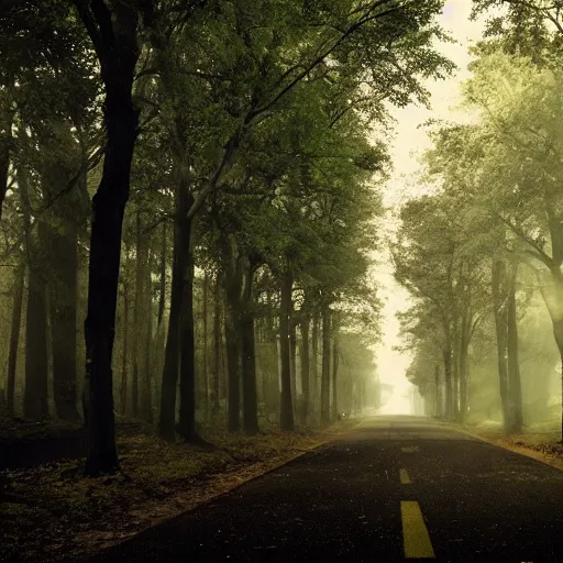 Image similar to streets of a forest