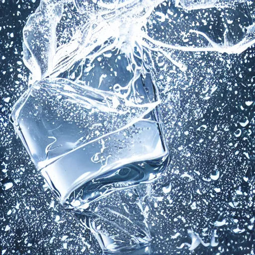 Image similar to studio photography of splash of water in the shape of the bible