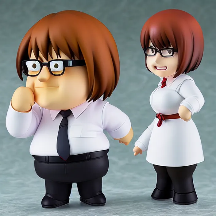 Image similar to peter griffin, an anime nendoroid of peter griffin, figurine, detailed product photo