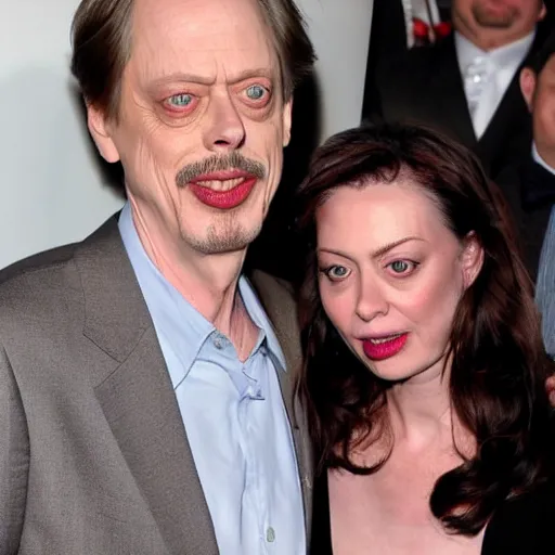Prompt: steve buscemi and amy schumers kids face