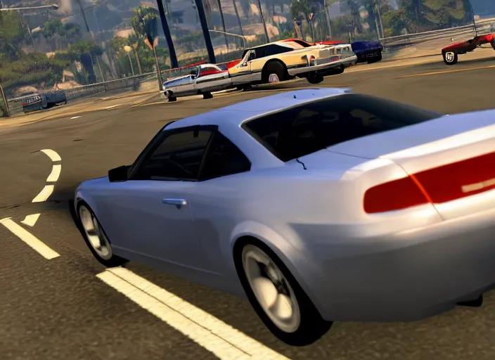 Image similar to GTA V screenshot, grand theft auto 5, high pursuit police chase