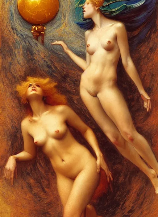 Image similar to the third sphere, venus : the lovers from dante's divine comedy. highly detailed painting by gaston bussiere, craig mullins, j. c. leyendecker 8 k