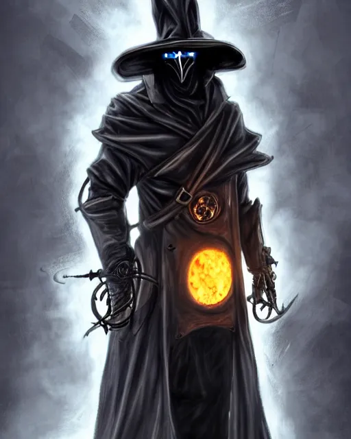 Image similar to a plague doctor as ghost rider, warframe armor, rough drawing, symmetric, dreamy, half burnt plague doctor mask, fireeyes, charlize theron, detailed, old style platform, desert, experiment, 4 k, ultra - realistic, epic lighting, illuminated, cinematic, masterpiece, art by akihito tsukushi, voidstar