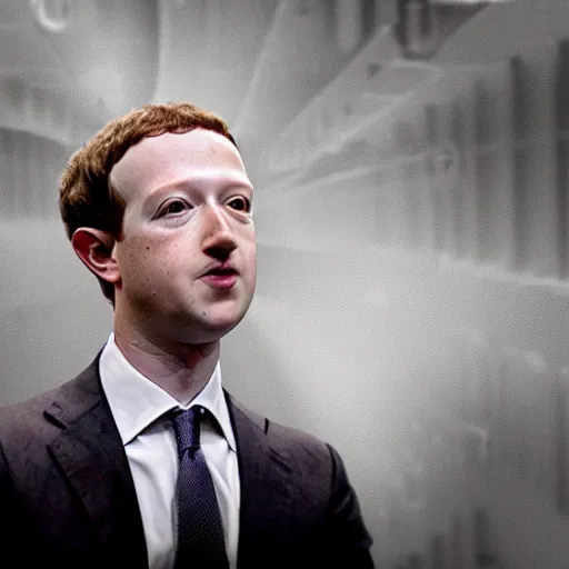 Prompt: Intricate matte painting of tubes coming out of Mark Zuckerberg's head into a computer