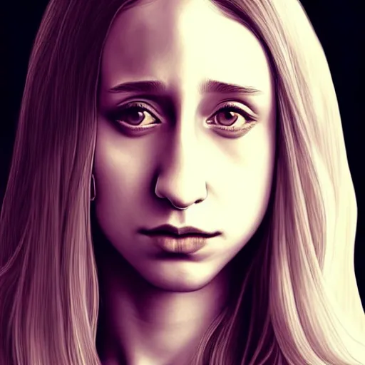 Image similar to in the style of halim ghodbane, artgerm, beautiful taissa farmiga, elegant pose, middle shot waist up, symmetrical face symmetrical eyes, cinematic lighting, detailed realistic eyes, short neck, insanely detailed and intricate elegant