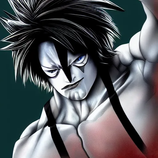 Prompt: Wolverine in death note digital art 4K detailed super realistic