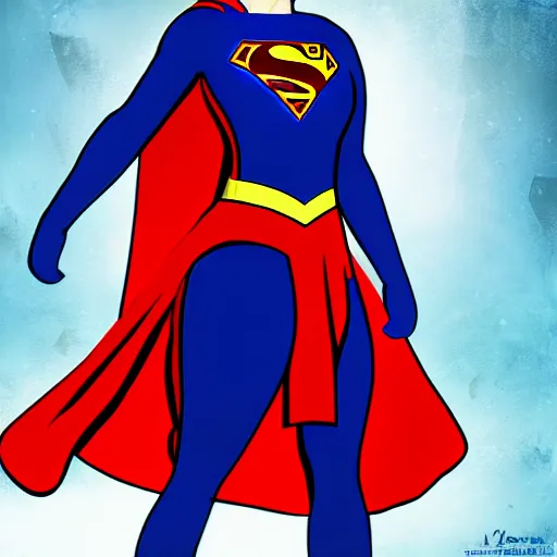 Prompt: supergirl in the style of stanley artgem lau, artstation, deviantart, 4k,