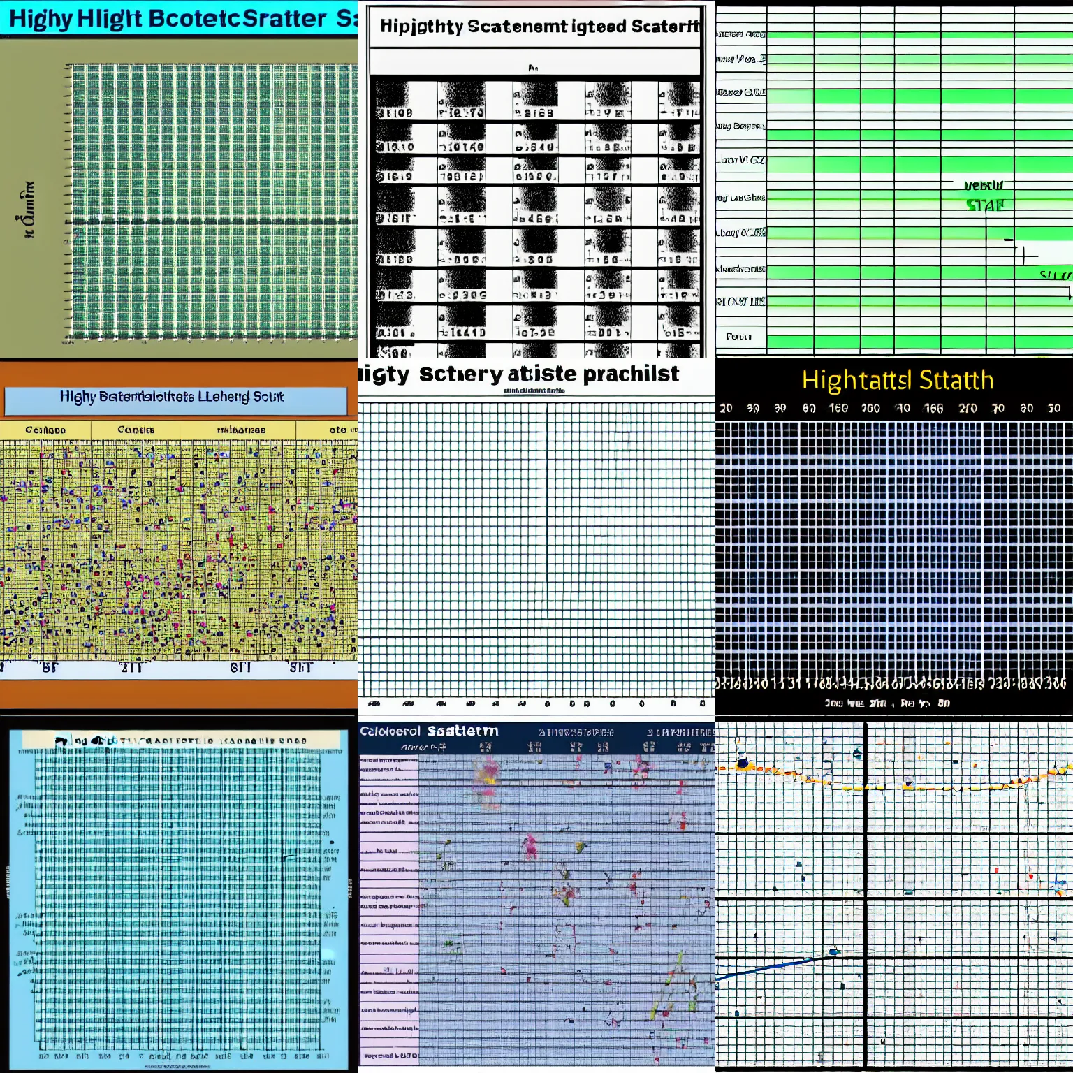 Prompt: highly scientific scatterplot