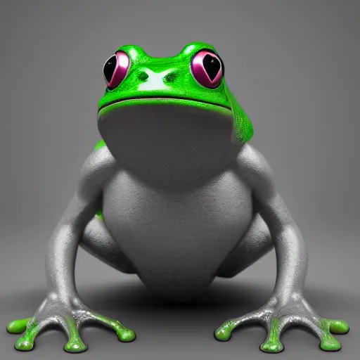 Image similar to mechanical frog, octane render