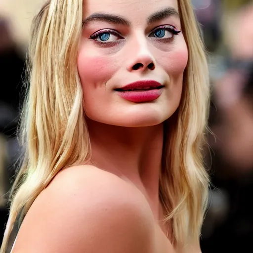 Image similar to margot robbie, 8k highly detailed face,