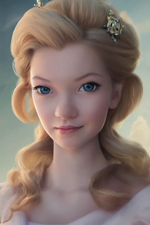 Image similar to a portrait of princess rosalina, made by stanley artgerm lau, wlop, rossdraws, artstation, cgsociety, concept art, cgsociety, octane render, trending on artstation, artstationhd, artstationhq, unreal engine, 4 k, 8 k,