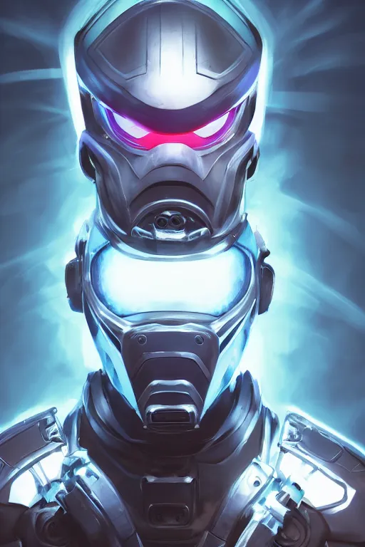 Image similar to epic mask helmet robot ninja portrait stylized as fornite style game design fanart by concept artist gervasio canda, behance hd by jesper ejsing, by rhads, makoto shinkai and lois van baarle, ilya kuvshinov, rossdraws global illumination radiating a glowing aura global illumination ray tracing hdr render in unreal engine 5