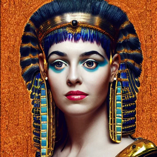 Prompt: cleopatra, portrait photo, masterpiece, very detailed