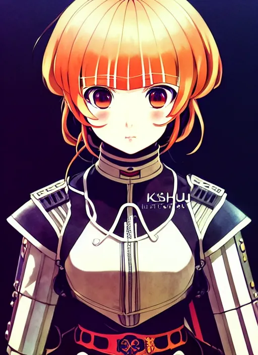 Prompt: ilya kuvshinov anime illustration knight girl in armor, last exile, murata range, fine detail, perfect anime face, dramatic lighting, dynamic composition, gustav klimt, art deco, cel shading, vivid, rich texture, ( ( ( yoshinari yoh ) ) ), alphonse mucha, ( ( ( colorful ) ) ),