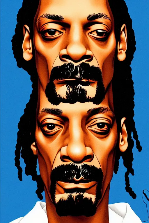 Image similar to portrait of a pimp snoop dogg by james jean by ilya kuvshinov kintsugi