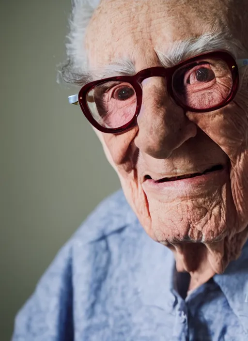 Image similar to DSLR photo portrait still of 86 year old age 86 Buddy Holly at age 86!!!, 85mm f1.8