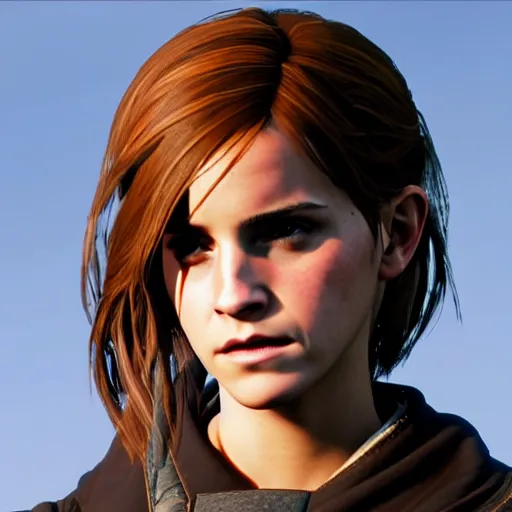 Prompt: emma watson in destiny 2, highly detailed, extremely high quality, hd, 4 k, 8 k, professional photographer, 4 0 mp, lifelike, top - rated, award winning, realistic, detailed lighting, detailed shadows, sharp, no blur, edited, corrected, trending